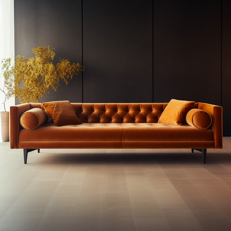 Image 1 of Luxury Tufted Sofa